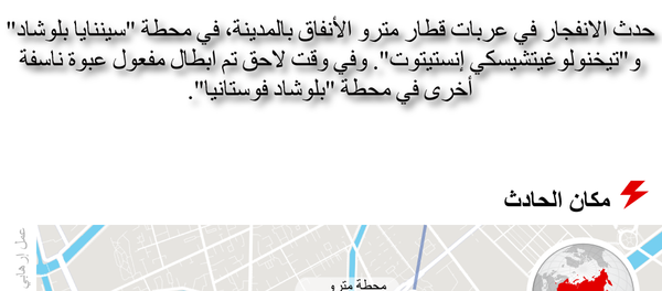 عمل إرهابي في سان بطرسبورغ الروسية - سبوتنيك عربي