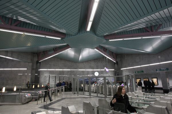 محطة مترو فولكوفسكايا في مدينة سان بطرسبورغ - سبوتنيك عربي