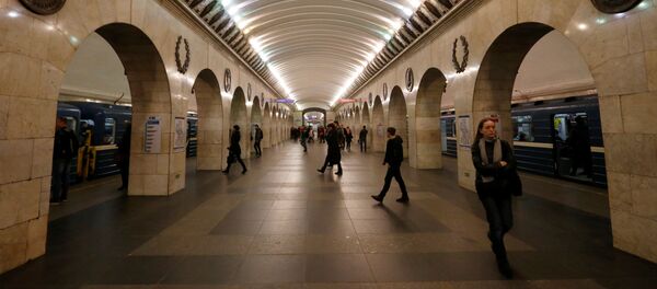 محطة مترو تيخنولوغيتشيسكي إنستيتوت في مدينة سان بطرسبورغ - سبوتنيك عربي