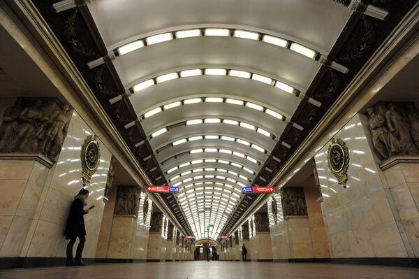 محطة مترو نارفسكايا في مدينة سان بطرسبورغ - سبوتنيك عربي