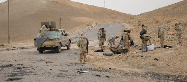 القوات الحكومية السورية في تدمر - سبوتنيك عربي