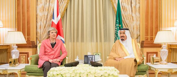 تريزا ماي والملك سلمان - سبوتنيك عربي