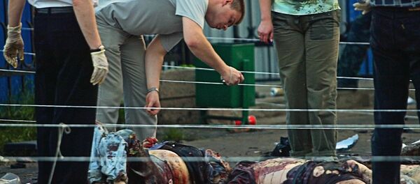 عملية إرهلبية في مهرجان كريليا في توشينو، موسكو، 5 يوليو/ تموز 2003 - سبوتنيك عربي