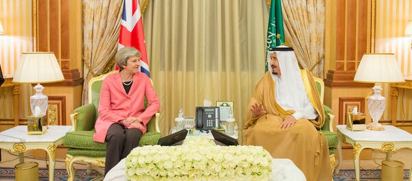 سلمان وتيريزا ماي - سبوتنيك عربي