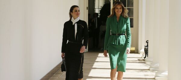 ميلانيا ترامب والملكة رانيا - سبوتنيك عربي