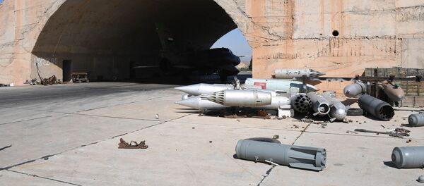 الصور الأولية للقصف الأمريكي على قاعدة الشعيرات السورية - سبوتنيك عربي