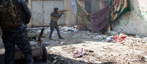 القوات العراقية خلال مهمته في مدينة الموصل، العراق - سبوتنيك عربي