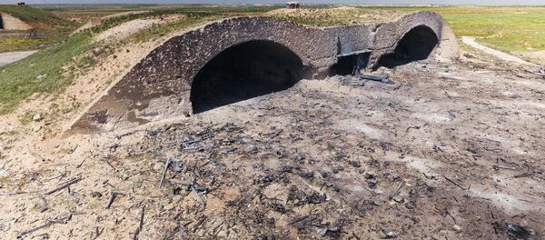 الطائرات السورية التي تبقت بعد القصف الأمريكي على القاعدة الجوية السورية الشعيرات في سوريا - سبوتنيك عربي