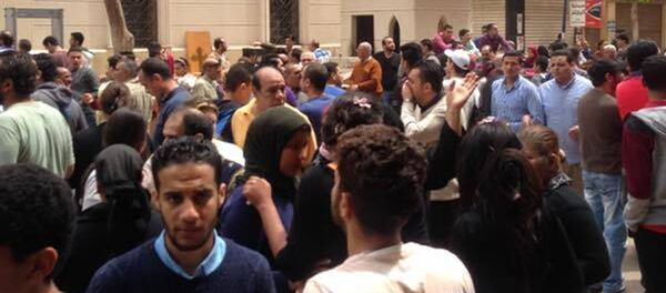 تفجير كنيسة مار جرجس في مدينة طنطا بمحافظة الغربية في مصر - سبوتنيك عربي