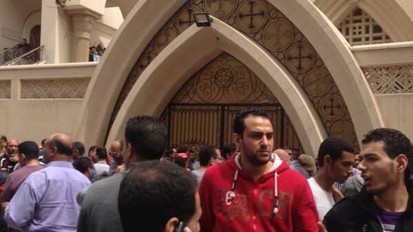 تفجير كنيسة مار جرجس في مدينة طنطا بمحافظة الغربية في مصر - سبوتنيك عربي