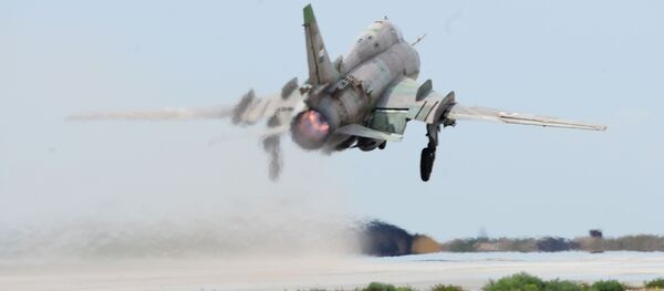 القوات الجوية السورية تستأنف الطيران الجوي من مطار القاعدة الجوية السورية الشعيرات، سوريا القوات الجوية السورية تستأنف الطيران الجوي من مطار القاعدة الجوية السورية الشعيرات، سوريا - سبوتنيك عربي