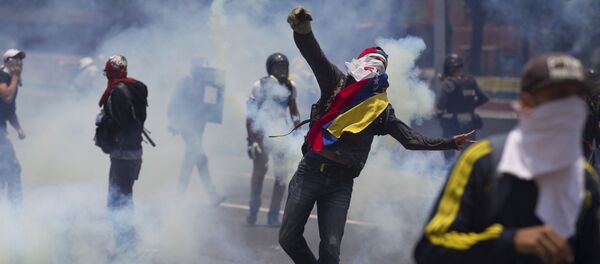 احتجاجات في فنزويلا - سبوتنيك عربي