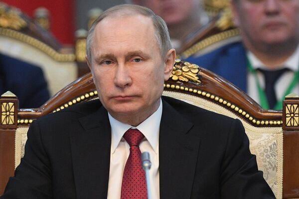 الرئيس الروسي فلاديمير بوتين في قيرغيزستان - سبوتنيك عربي