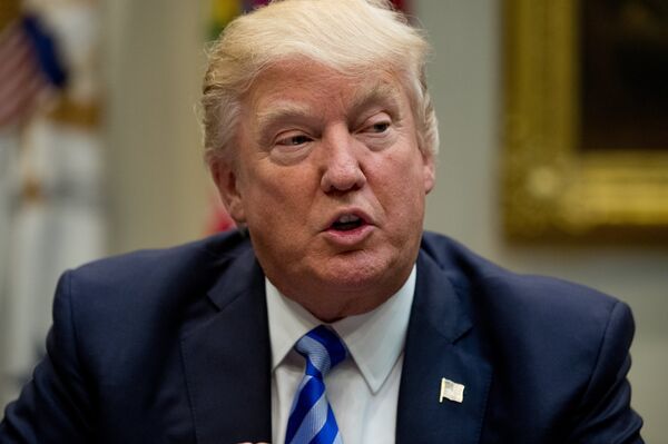 رئيس الولايات المتحدة دونالد ترامب، 13 أبريل/ نيسان 2017 - سبوتنيك عربي