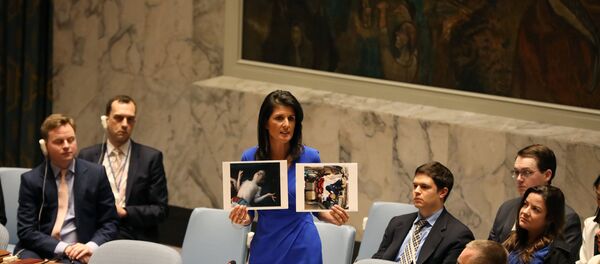 نيكي هيلي السفيرة الأمريكية لدى الأمم المتحدة نيكي هيلي السفيرة الأمريكية لدى الأمم المتحدة - سبوتنيك عربي