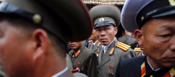 ضباط في الجيش الكوري الشمالي ضباط في الجيش الكوري الشمالي - سبوتنيك عربي