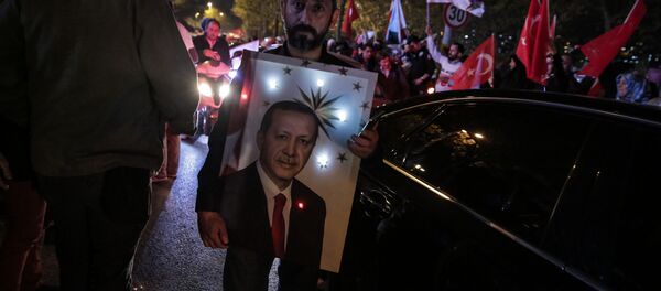 المظاهرات بعد الاستفتاء الدستوري في تركيا - سبوتنيك عربي