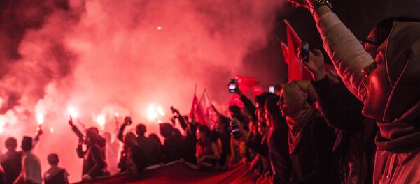 المظاهرات بعد الاستفتاء الدستوري في تركيا - سبوتنيك عربي