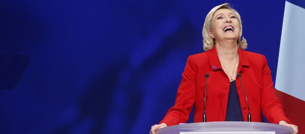 مرشحة الرئاسة الفرنسية مارين لوبان - سبوتنيك عربي