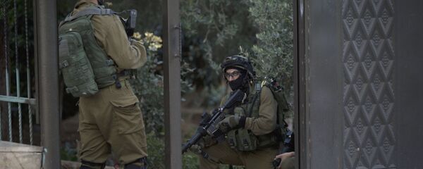 الجيش الإسرائيلي بالقرب من نابلس، الضفة الغربية، فلسطين - سبوتنيك عربي