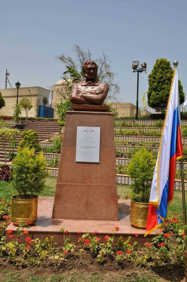 تدشين تمثال بوشكين في حديقة الحرية بالقاهرة - سبوتنيك عربي