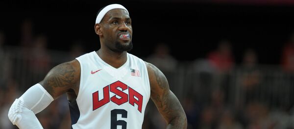 لاعب كرة السلة الأمريكي ليبرون جيمس - سبوتنيك عربي