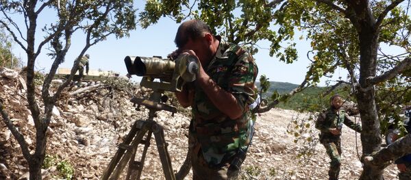 أحد أفراد الجيش السوري - سبوتنيك عربي