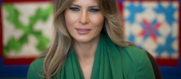 السيدة الأمريكية الأولى ميلانيا ترامب في واشنطن - سبوتنيك عربي