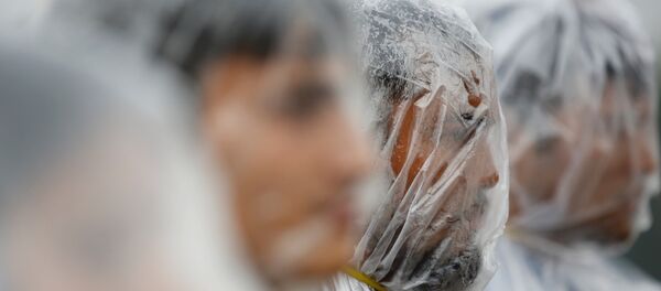 محتجون على التلوث محتجون على التلوث - سبوتنيك عربي