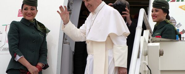وصول بابا الفاتيكان إلى القاهرة - البابا فرنسيس - سبوتنيك عربي