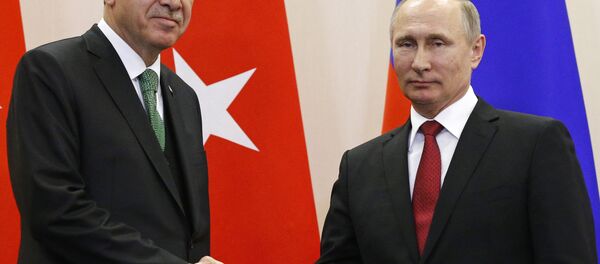 المؤتمر الصحفي للرئيس الروسي فلاديمير بوتين والرئيس التركي رجب طيب أردوغان - سبوتنيك عربي