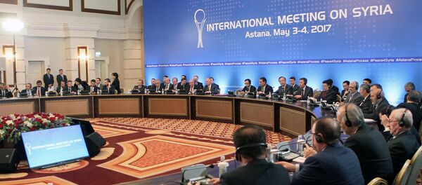 الجلسة العامة للجولة الرابعة من محادثات أستانا بشأن سوريا الجلسة العامة للجولة الرابعة من محادثات أستانا بشأن سوريا - سبوتنيك عربي
