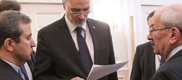 مندوب سوريا الدائم لدى الأمم المتحدة رئيس وفد الحكومة السورية إلى أستانا، بشار الجعفري مندوب سوريا الدائم لدى الأمم المتحدة رئيس وفد الحكومة السورية إلى أستانا، بشار الجعفري - سبوتنيك عربي