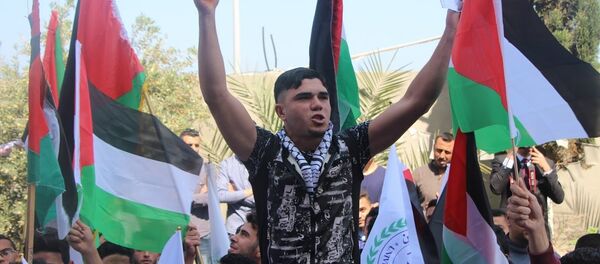 ماء وملح في مطاعم وجامعات غزة تضامناً مع الأسرى - سبوتنيك عربي