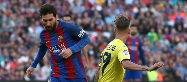 ميسي في مباراة برشلونة وفياريال ميسي في مباراة برشلونة وفياريال - سبوتنيك عربي