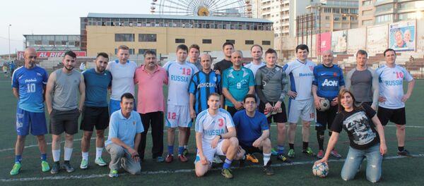 مبارة كرة قدم بمناسبة عيد النصر على الفاشية - سبوتنيك عربي