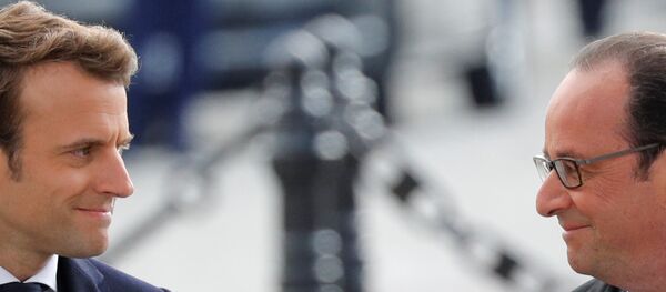 ماكرون وهولاند - سبوتنيك عربي