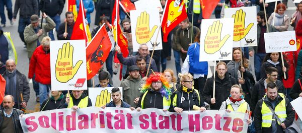 مسيرة لأنصار حزب البديل من أجل ألمانيا - سبوتنيك عربي