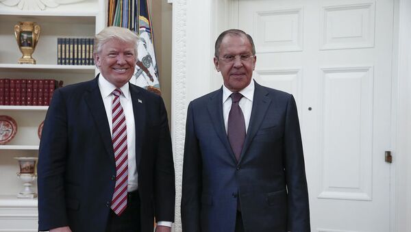 لقاء وزير الخارجية الروسي سيرغي لافروف والرئيس الأمريكي دونالد ترامب - سبوتنيك عربي