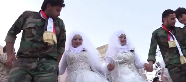 زفاف جماعي في حلب - سبوتنيك عربي