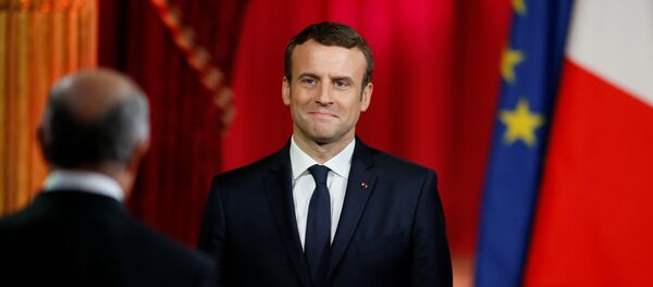 ماكرون في حفل تنصيبه - سبوتنيك عربي