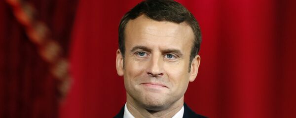 الرئيس الفرنسي إيمانويل ماكرون، 14 مايو/ آيار 2017 - سبوتنيك عربي