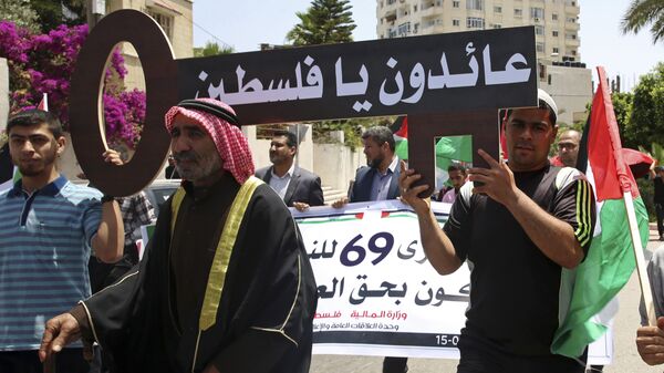 الفلسطينيون يحيون ذكرى النكبة بالفعاليات والمسيرات - سبوتنيك عربي