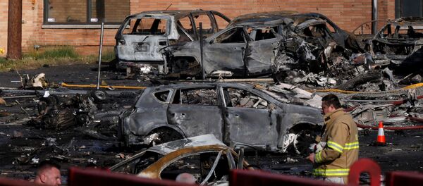 موقع تحطم الطائرة موقع تحطم الطائرة - سبوتنيك عربي