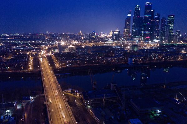 مشهد يطل على موسكو سيتي في مدينة موسكو مشهد يطل على موسكو سيتي في مدينة موسكو - سبوتنيك عربي