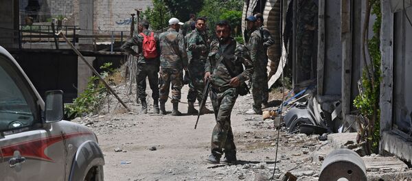 الوضع في حي القابون بضواحي مدينة دمشق - سبوتنيك عربي