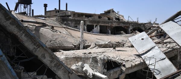 الوضع في حي القابون بضواحي مدينة دمشق الوضع في حي القابون بضواحي مدينة دمشق - سبوتنيك عربي