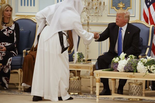 إيفانكا ترامب خلال زيارة الرئيس الأمريكي إلى السعودية - سبوتنيك عربي