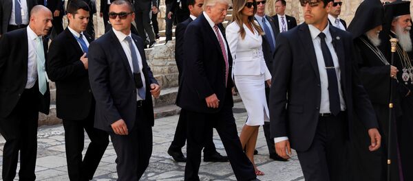 ترامب وزوجته في كنيسة يوم القيامة - سبوتنيك عربي