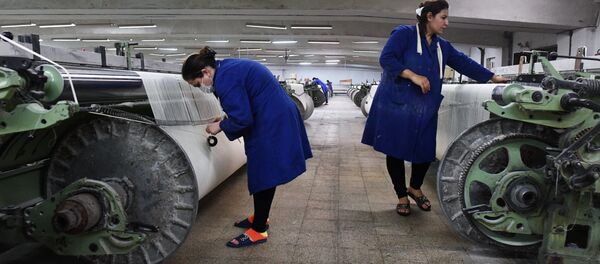 مصنع نسيج في دمشق، سوريا - سبوتنيك عربي